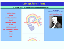 Tablet Screenshot of cdbsanpaolo.it